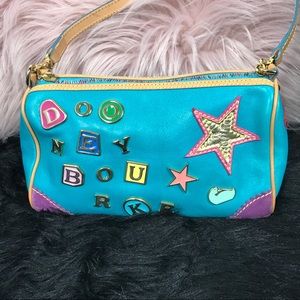 NEW! Dooney & Bourke Multi-Color Pendant Mini Bag