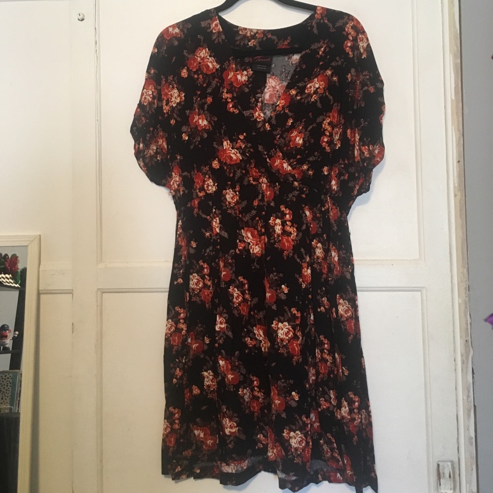 Torrid floral print dress