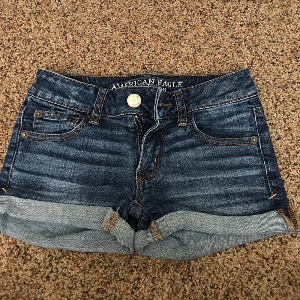 Denim shorts