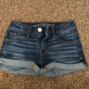 Denim shorts