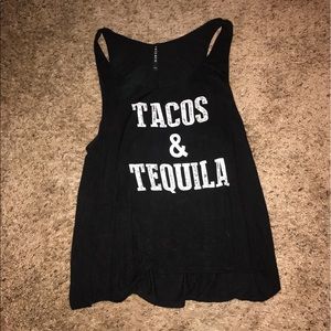 Tops - Tacos and Tequila Tank Tops - Tacos and Tequila Tank