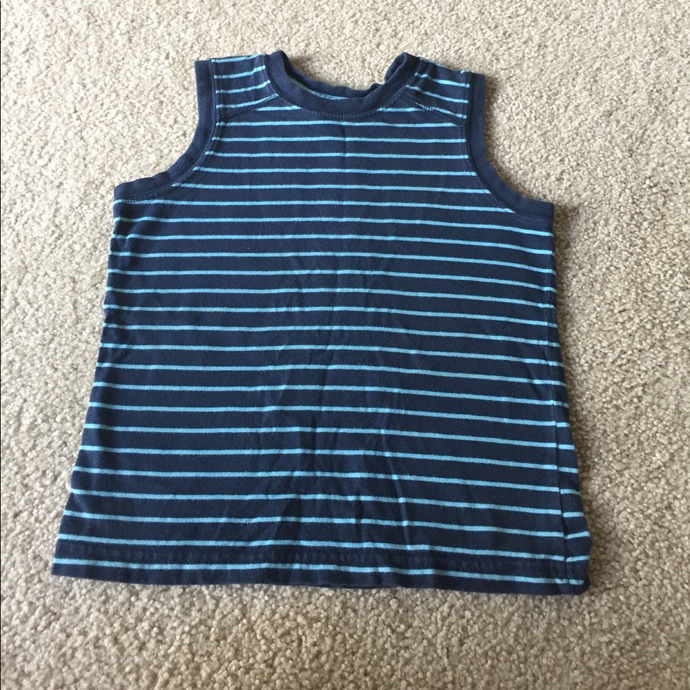 Old Navy Boys Blue Striped Tank, Size 4T