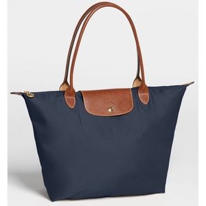 longchamp le pliage large shoulder tote