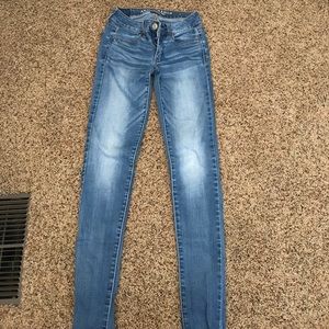 Light wash jeans
