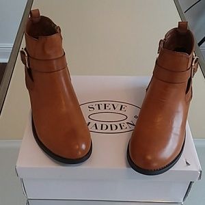 Cognac colored boots