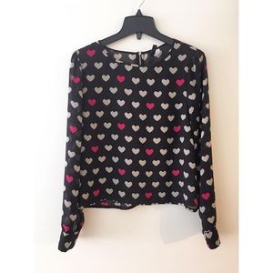 Size 12 | Queen of Hearts Blouse