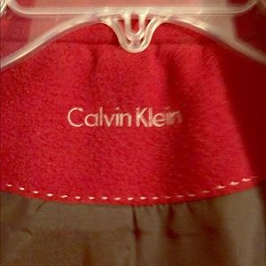 Calvin Klein Red Peacoat