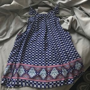 Flowing halter tank top