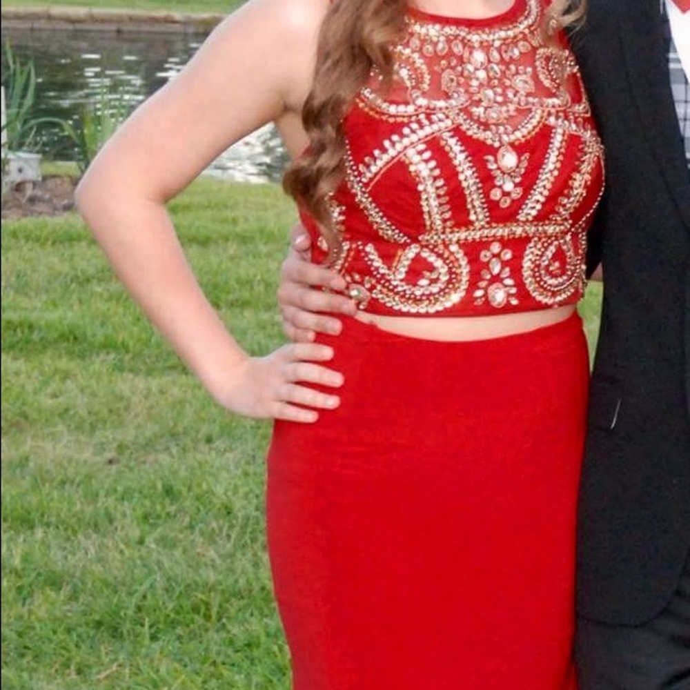 Two-Piece Prom Dress