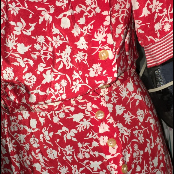 Vintage Silk Maxi dress NWT - Picture 3 of 4