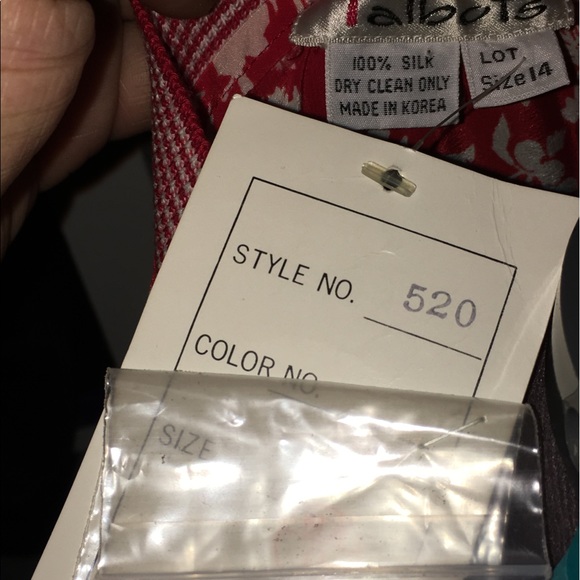 Vintage Silk Maxi dress NWT - Picture 4 of 4