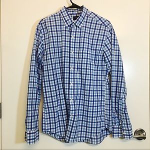 *NEVER WORN* JCrew Blue and White Checkered Shirt