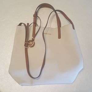 White MK bag