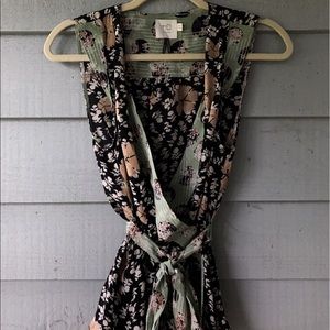 Anthropologie silk/NEVER WORN NAVY