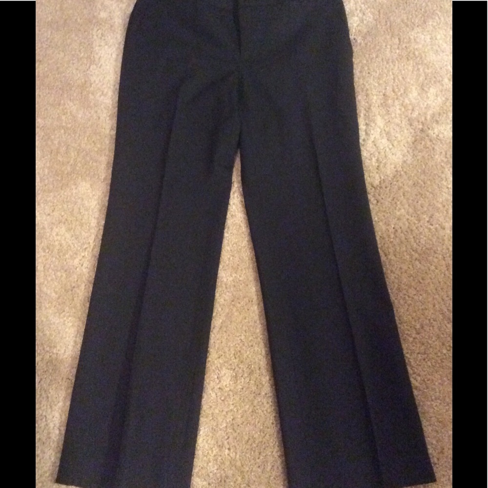 Full length lightweight wide legged dress pant