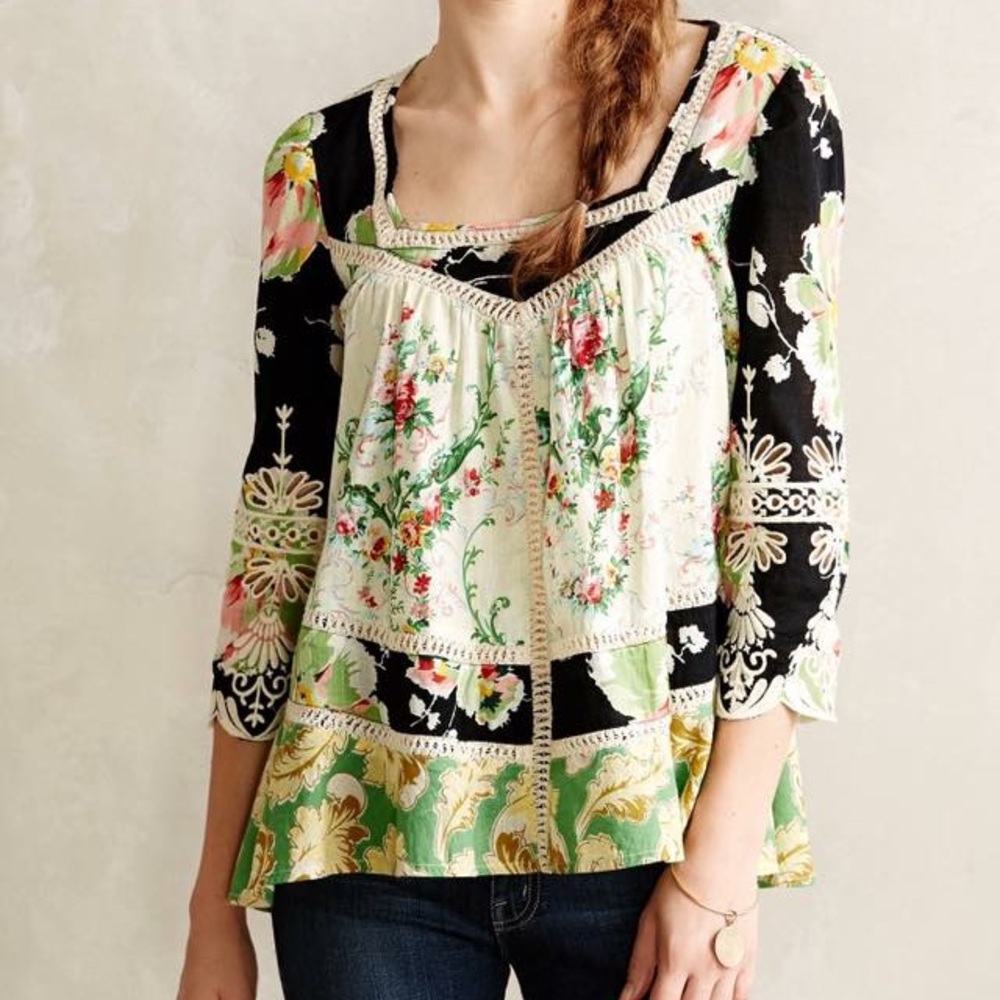 Vanessa Virginia Peasant Top