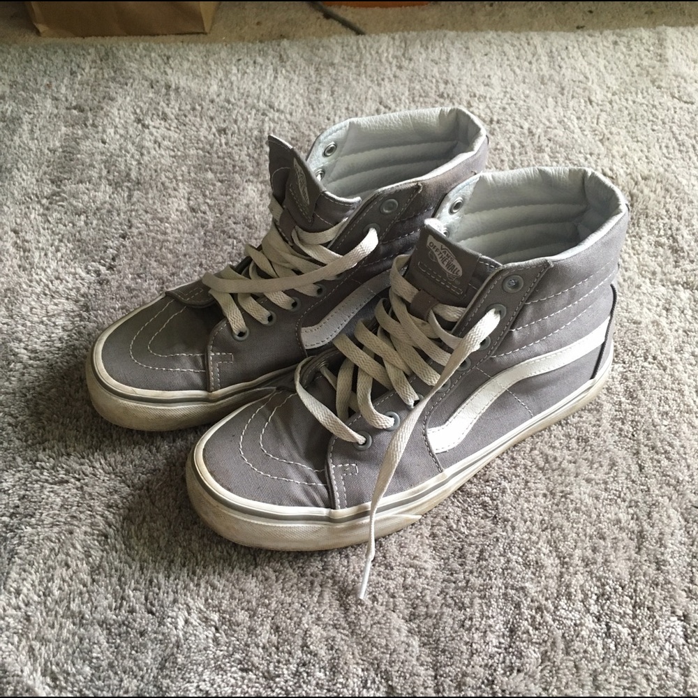 Gray Hi top S8 vans