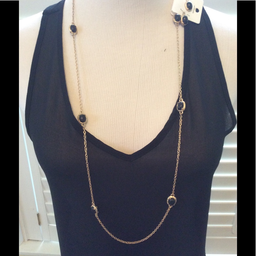 Long chain necklace