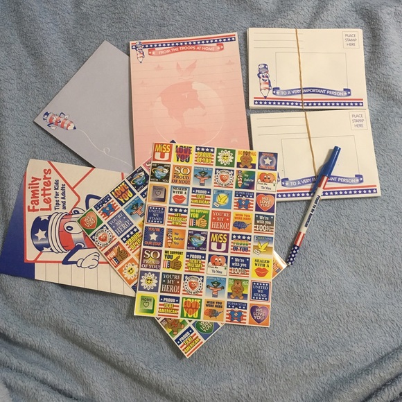 Bundle of 5 sets  "Military Family Writing Kit" - Picture 2 of 2