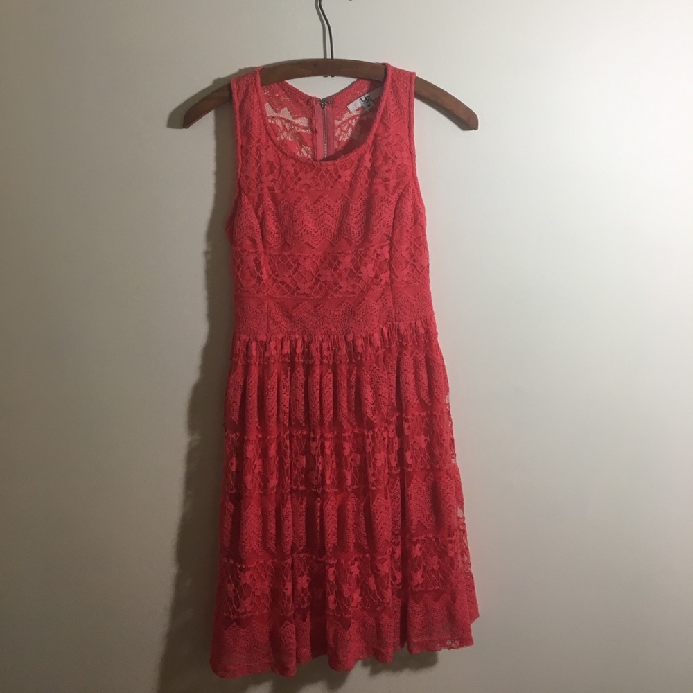 Pink Lace Dress