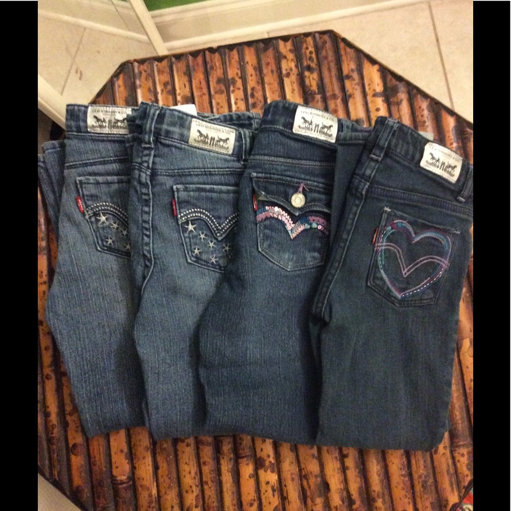 Girls 6-6x Levi's Jeans EUC