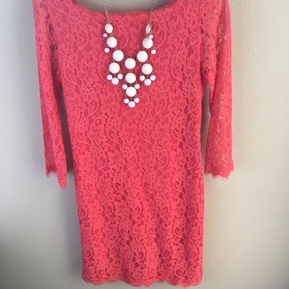 DVF Zarita Lace Sheath Dress - Picture 2 of 6