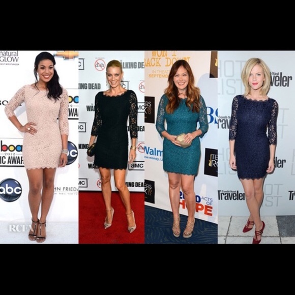 DVF Zarita Lace Sheath Dress - Picture 4 of 6