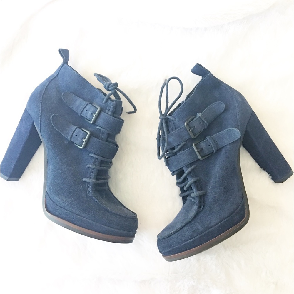 DV Dolce Vita Blue Booties