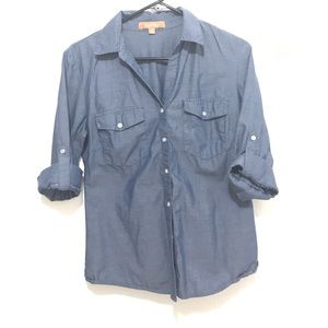 Ellen Tracy Denim shirt