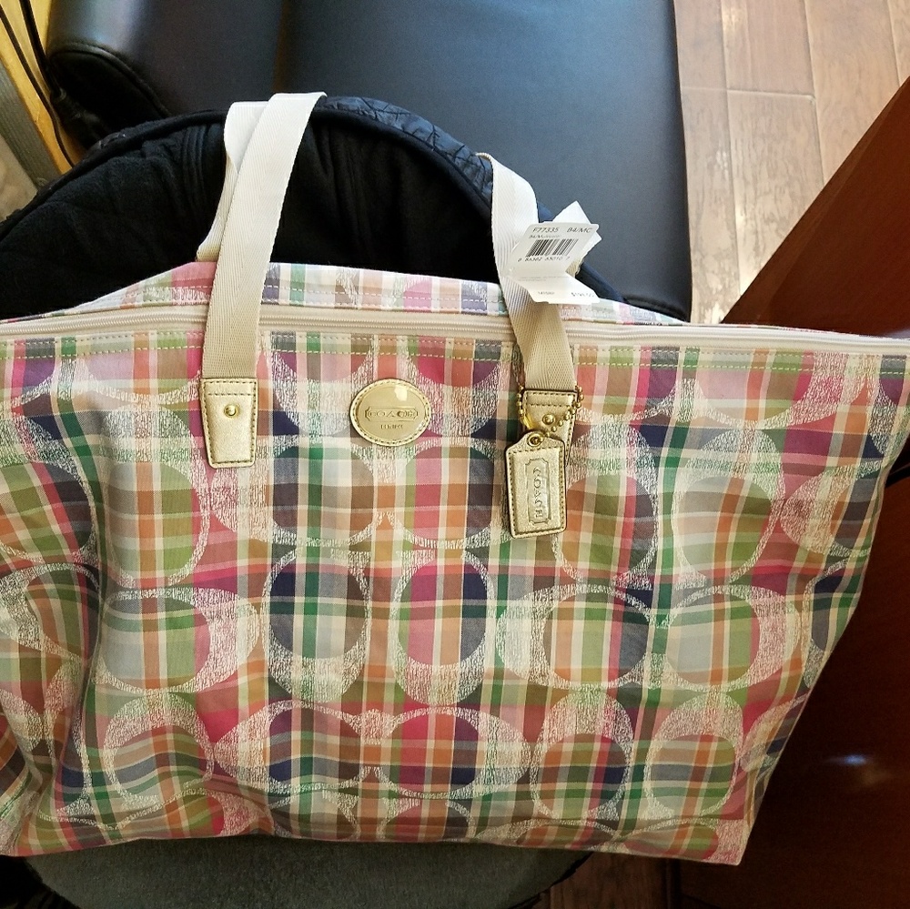 Authentic coach tote