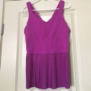 Lululemon city tank pleat top, size 12