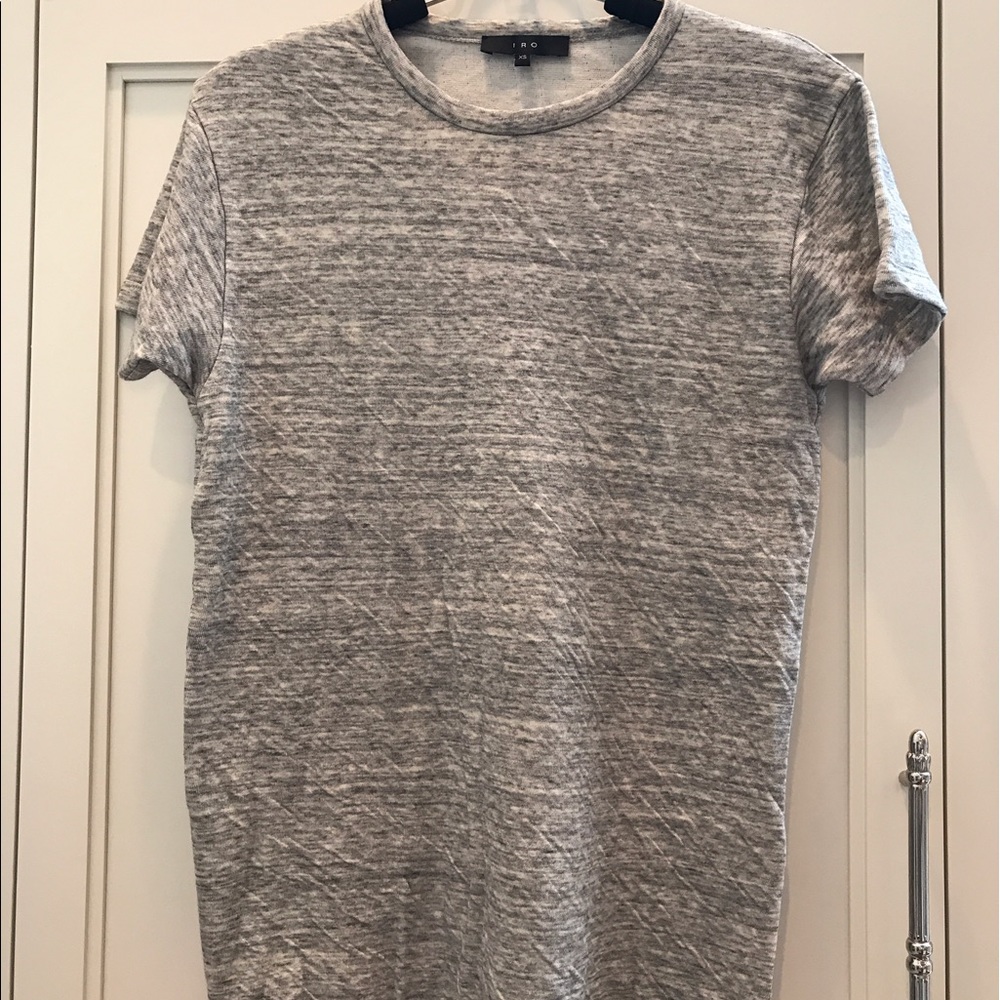 IRO XS grey heather tee