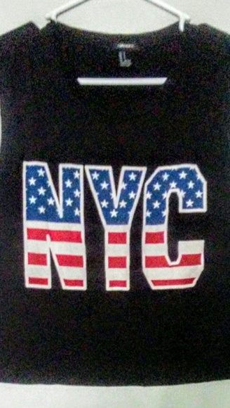 🎂🎂American flag nyc crop top - Picture 4 of 4