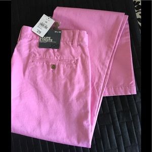 Joe Fresh slim fit summer pink chinos