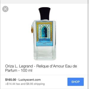 (Sold)ORIZA L.LEGRANG  Relique D'Amour EDP