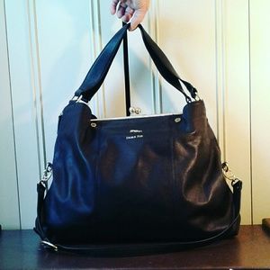 Emma Fox Black Pebble Leather.