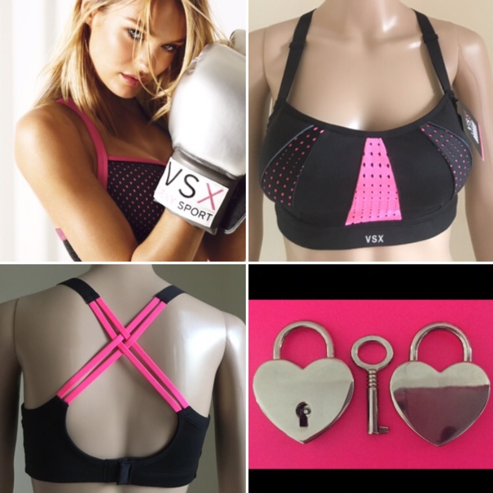 New VSX 32DD ANGEL SPORTS BRA *FREE GIFT*