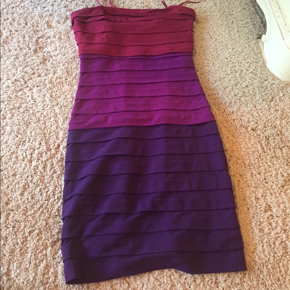 sleeveless colorful tube dress