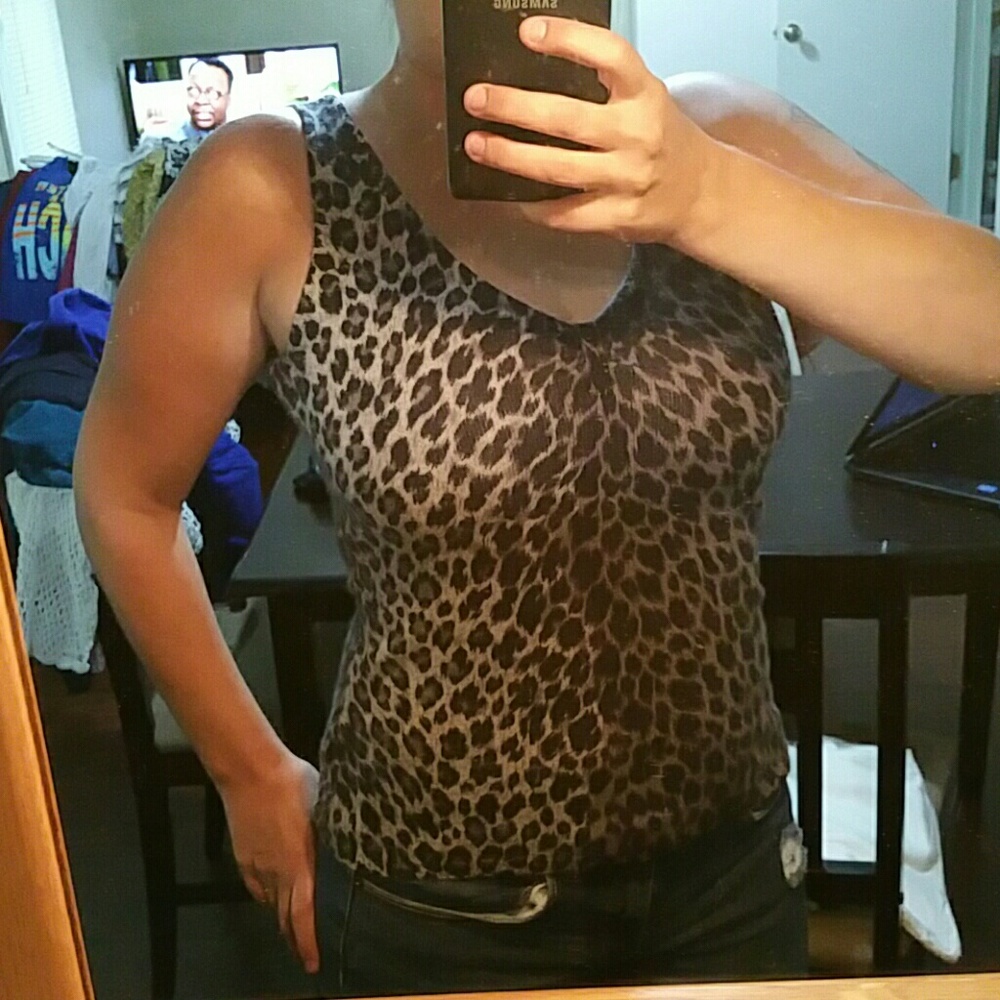 Garfield Marks animal print top