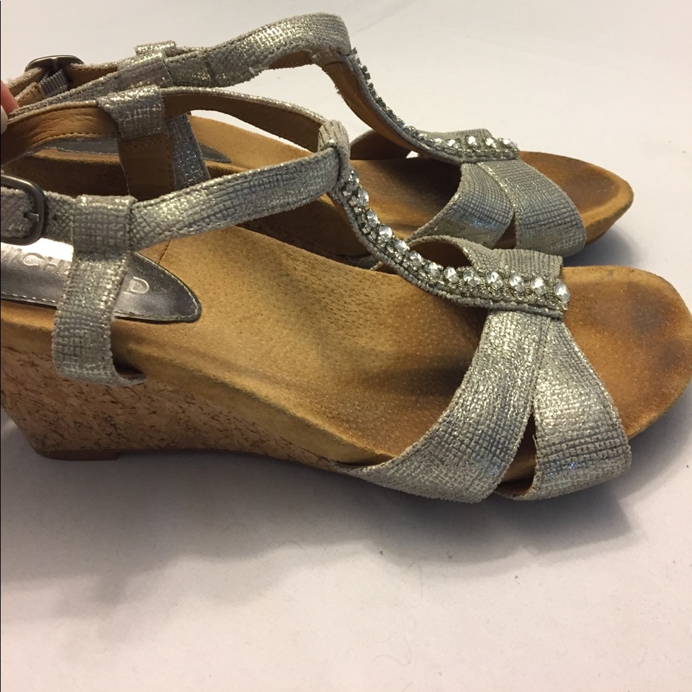 Rhinestone wedges! Beautiful shoe.