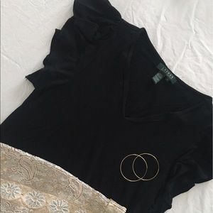 Ralph Lauren - Flutter Sleeve Top