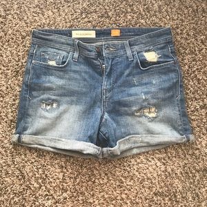 blue jean shorts- worn ONCE
