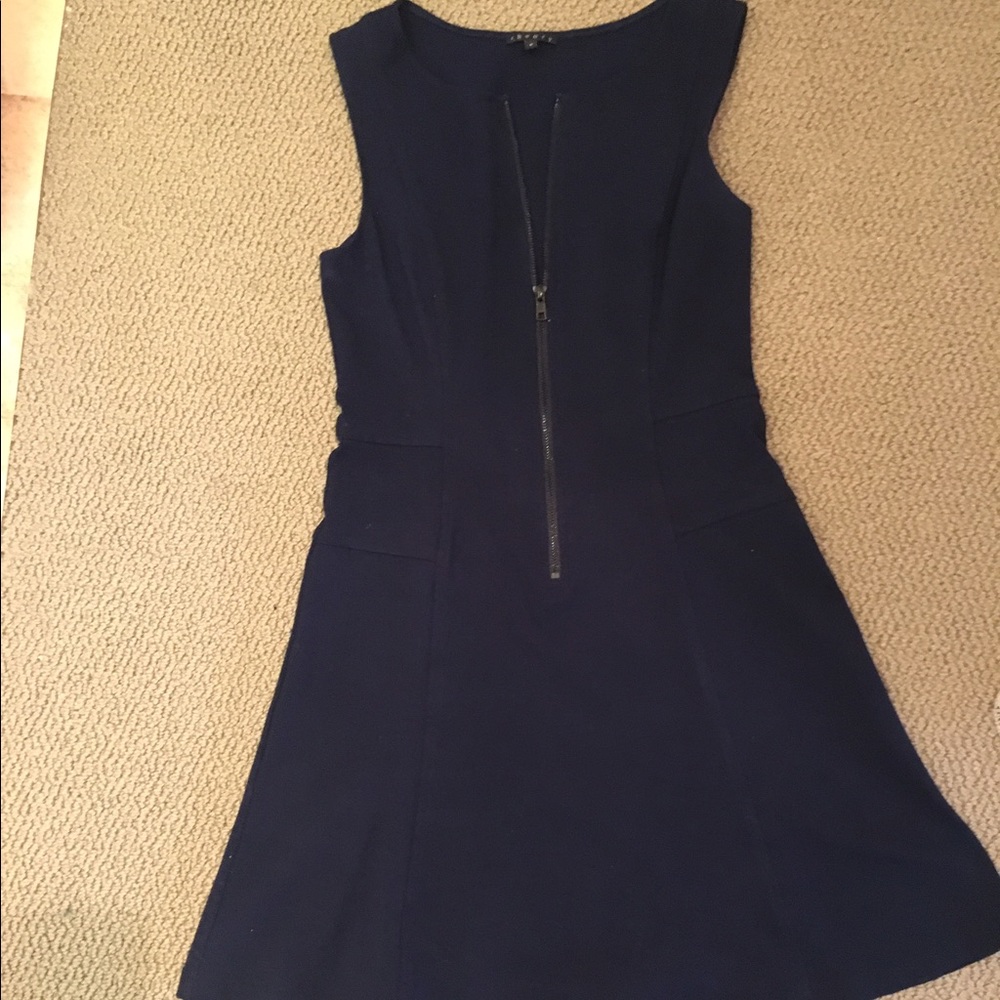 THEORY💙Navy Zip