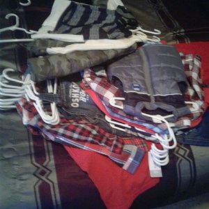 lots of brand new baby clothes