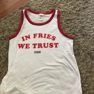 Victoria's Secret pink tank top