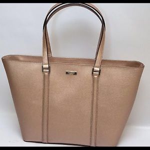 Kate spade rose gold tote