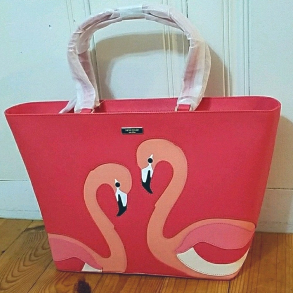 💥LOWEST💥 Kate spade flamingo tote