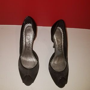 Classic Wedge-Like Satin Shoes