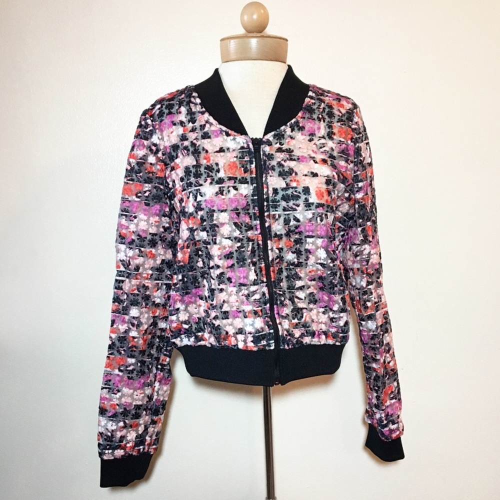 Sam Edelman Embroidered Organza Jacket