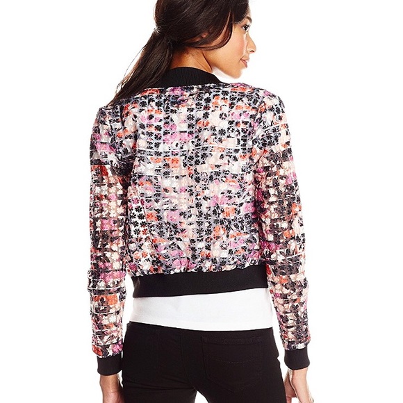 Sam Edelman Embroidered Organza Jacket - Picture 4 of 8